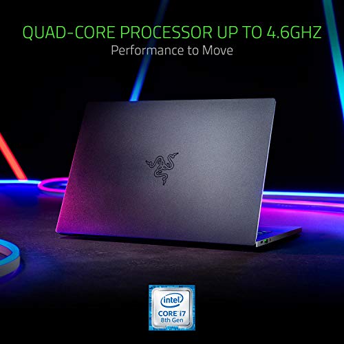 Razer Blade Stealth 13 Ultrabook Laptop: Intel Core i7-8565U 4-Core, Intel UHD Graphics 620, 13.3" FHD 1080p, 8GB RAM, 256GB SSD, CNC Aluminum, Chroma RGB Lighting, Thunderbolt 3, Black