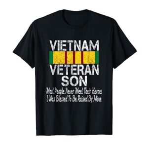 Vintage US Military Family Vietnam Veteran Son T-Shirt