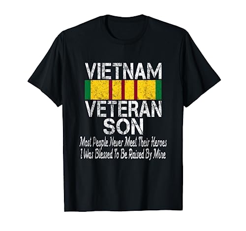 Vintage US Military Family Vietnam Veteran Son T-Shirt