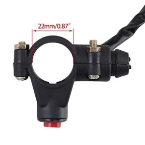 WOOSTAR 7/8" 22mm Handlebar 2 Wire Tether Kill Switch Replacement for 110cc 125cc Taotao Dirt Pit Bike ATV 4 Wheeler Quad Trail Bike