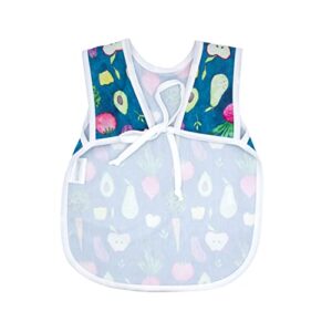 BapronBaby Organic Produce Bapron - Soft Waterproof Stain Resistant Bib - Machine Washable - 6m - 5yr - (Sz Baby/Toddler 6m-3T)