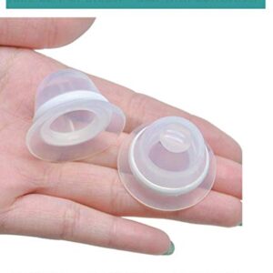 Finever 2Pair Nipplesuckers Nipple Corrector for Flat Inverted Nipples for Breastfeeding Mother or Women Silicone with Clear Case