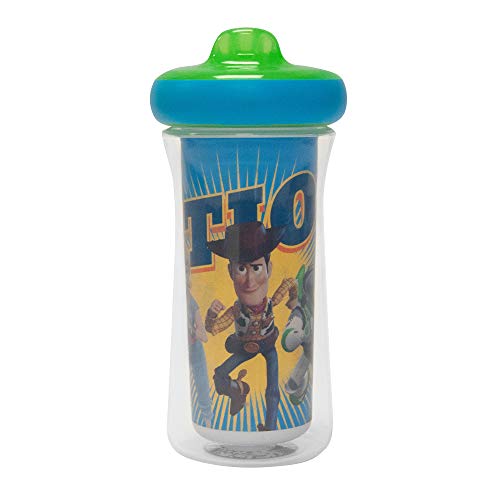 The First Years Disney/Pixar Toy Story Insulated Hard Spout Pack of Sippy Cups for Toddlers, 9 Ounce (Pack of 2)