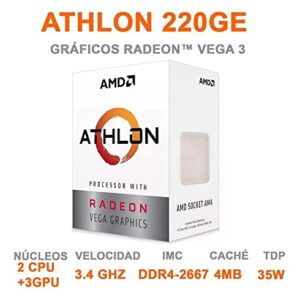 AMD Athlon 240GE with Radeon Vega Graphics Processor