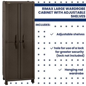 Rimax Storage Cabinets, Brown