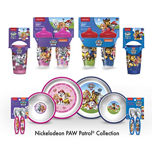 Playtex Mealtime Paw Patrol Bowls for Girls, 3 Pack