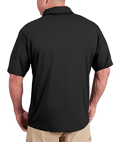 Propper Men's Edgetec Polo, Black, Medium