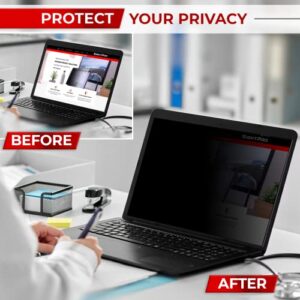 SightPro 14 Inch 16:9 Laptop Privacy Screen Filter - Computer Monitor Privacy Shield and Anti-Glare Protector