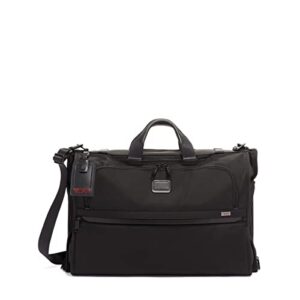 tumi - alpha 3 garment bag tri-fold carry-on luggage - dress or suit bag for men and women - black
