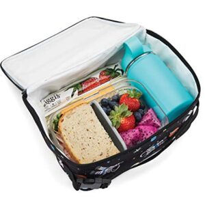 PackIt Freezable Classic Lunch Box, Spaceman, Built with EcoFreeze Technology, Collapsible, Reusable, Zip Closure With Zip Front Pocket and Buckle Handle, Perfect for Healthy Lunches