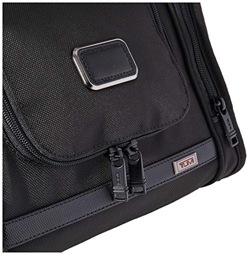 TUMI Alpha Hanging Travel Kit - Travel Accessories Bag for Toiletries, Cosmetics, and Toothbrushes - Travel Kit for a Short Trip - Travel Accessory that Aids Against Mold & Mildew - Black