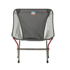 Big Agnes Mica Basin Chair- Ultralight, Portable Chair for Camping and Backpacking, Asphalt/Gray