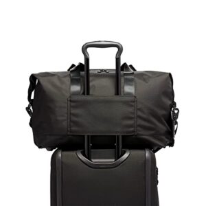 TUMI - Alpha 3 Double Expansion Travel Satchel - Travel Bag for Long Weekends and More - Duffle Bag for Men and Women - Black