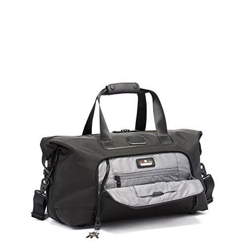 TUMI - Alpha 3 Double Expansion Travel Satchel - Travel Bag for Long Weekends and More - Duffle Bag for Men and Women - Black