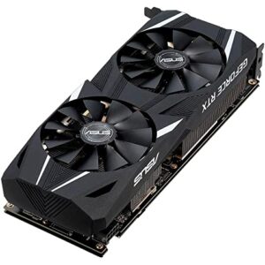 ASUS DUAL RTX 2060 Overclocked 6G VR Ready Gaming Graphics Card – Turing Architecture (DUAL RTX 2060-O6G)