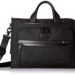 TUMI - Alpha 3 Slim Deluxe Portfolio Bag - Organizer Briefcase for Men and Women - Black