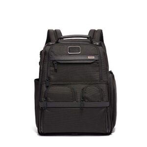 tumi alpha 3 compact laptop brief pack - for commuters and business travelers - 15-inch computer backpack for men and women - black