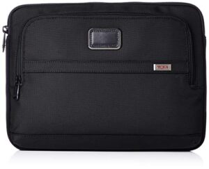 tumi alpha 3 medium 13-inch laptop cover - sleek, functional, and protective - computer case for men and women - black