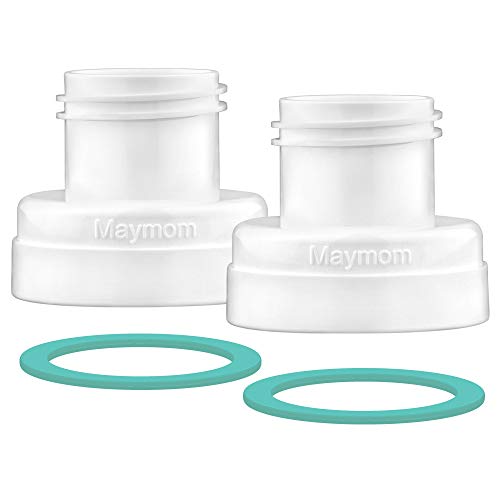 Maymom Conversion Kit Compatible with Medela Sonata, Freestyle Flex, Pump in Style MaxFlow to Use with Phillips Avent Bottles Avent Natural PP Bottle Spectra Bottle Thread Changer Avent Converter Kit