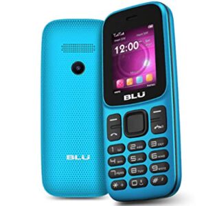 BLU Z5 Z210 1.8" 2G Cell Phone 32MB VGA GSM Unlocked Dual SIM (Cyan)