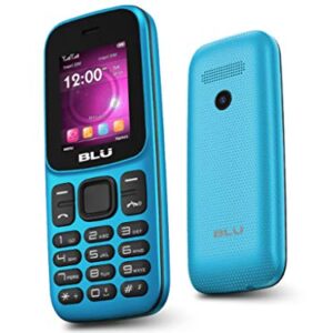 BLU Z5 Z210 1.8" 2G Cell Phone 32MB VGA GSM Unlocked Dual SIM (Cyan)