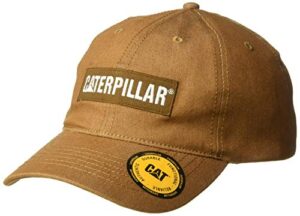 caterpillar men's clark cap, bronze, one size