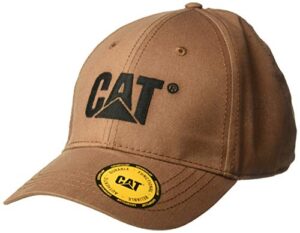 caterpillar men's trademark cap, bronze, os