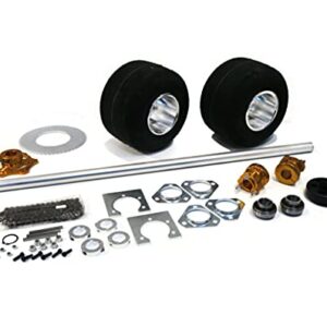 The ROP Shop | 36 Inch Shaft Kit for Trike Drift Bikes includes (2) Go Kart Tires 11x6.00-5