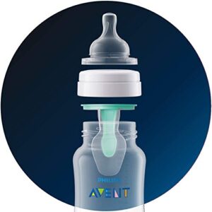 Philips Avent Anti-colic Baby Bottle Newborn Flow, Pack of 4, Flow 1, SCF421/47