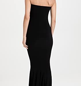 Norma Kamali Women's Strapless Fishtail Gown, Black, L