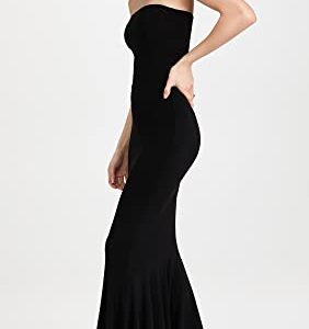 Norma Kamali Women's Strapless Fishtail Gown, Black, L