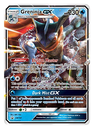 Detective Pikachu Greninja-Gx Case File: Pokemon TCG: 2 Greninja Foil Trading Cards | 7 Booster Pack