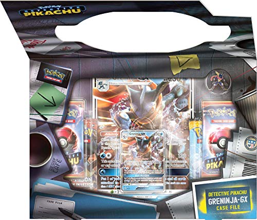 Detective Pikachu Greninja-Gx Case File: Pokemon TCG: 2 Greninja Foil Trading Cards | 7 Booster Pack