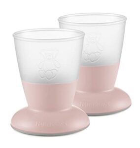 babybjörn baby cup, 2-pack, powder pink
