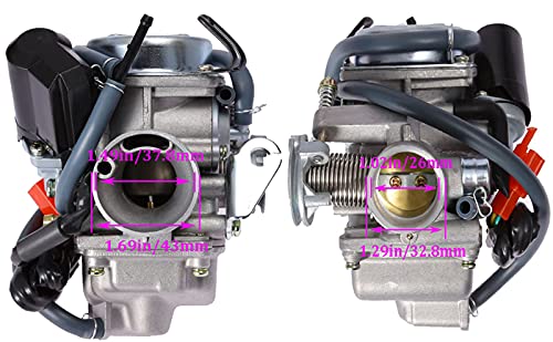 New 150cc Carburetor + intake manifold/air filter for GY6 125cc 150cc 152QMI 157QMJ Engine Based ATV Scooter Go Kart