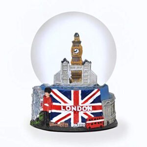 london england snow globe color exclusive 65mm