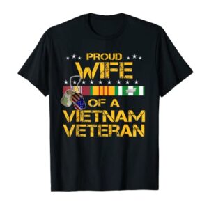 Proud Wife Of A Vietnam Veteran My Husband Is A Hero T-shirt T-Shirt