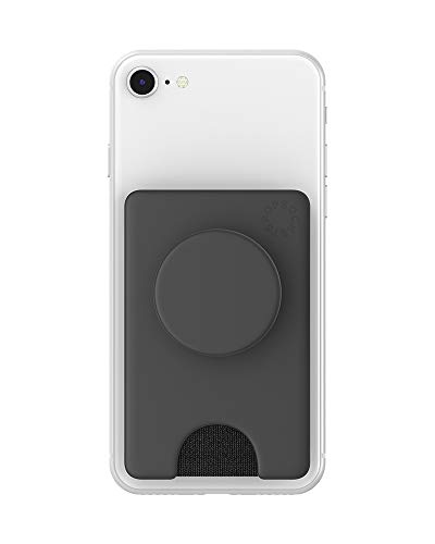 PopSockets Phone Wallet, Phone Card Holder - Black