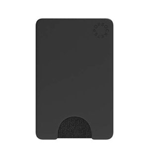 PopSockets Phone Wallet, Phone Card Holder - Black