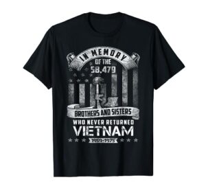 in memory of vietnam veteran t-shirt