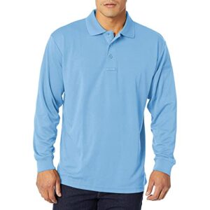 propper men's standard uniform polo-long sleeve, light blue, x-small