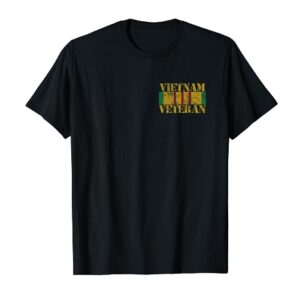 Vietnam Veteran Flag Service Ribbon Patch T Shirt Men Gift