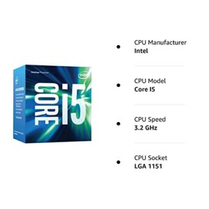 Intel Core i5-6500 Desktop CPU Processor- SR2L6 (Renewed)