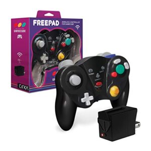 cirka "freepad" wireless controller for gamecube (black)