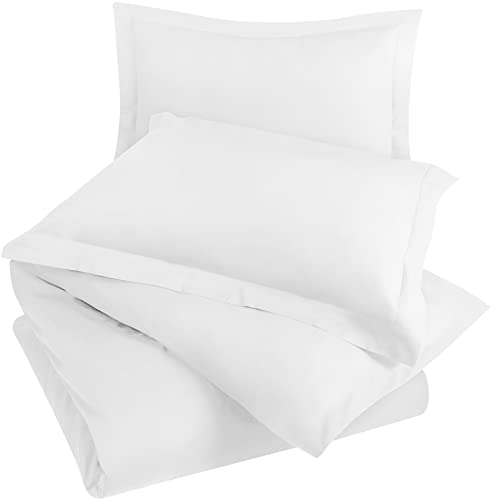 Utopia Bedding Duvet Cover King Size Set - 1 Duvet Cover with 2 Pillow Shams - 3 Pieces Comforter Cover with Zipper Closure - Ultra Soft Brushed Microfiber, 104 X 90 Inches (King, White)