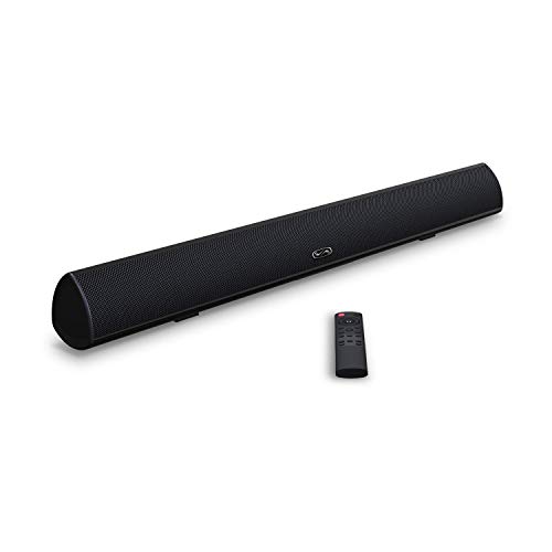 Soundbar, MEGACRA TV Sound Bar with Dual Bass Ports Wired and Wireless Bluetooth Home Theater System (Renewed)