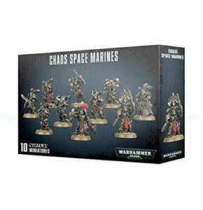 games workshop - warhammer 40,000 - chaos space marines [10 figures - 2019 edition]