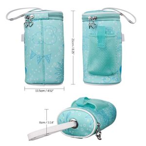 ONEVER Portable Bottle Warmer for Travel Bottle Warmer Baby Bottle Warmer Bag Milk Warmer for breastmilk Heater Insulated Storage Bag Thermostat Bag for Feed Newborn USB Charging