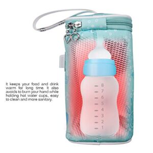 ONEVER Portable Bottle Warmer for Travel Bottle Warmer Baby Bottle Warmer Bag Milk Warmer for breastmilk Heater Insulated Storage Bag Thermostat Bag for Feed Newborn USB Charging