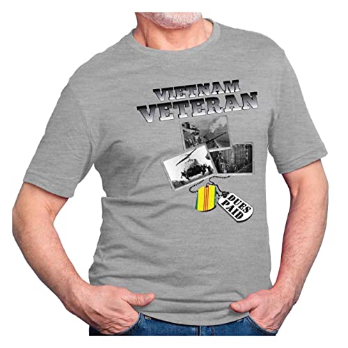 Vietnam Veteran - Dues Paid - Performance T-Shirt (X-Large) Grey